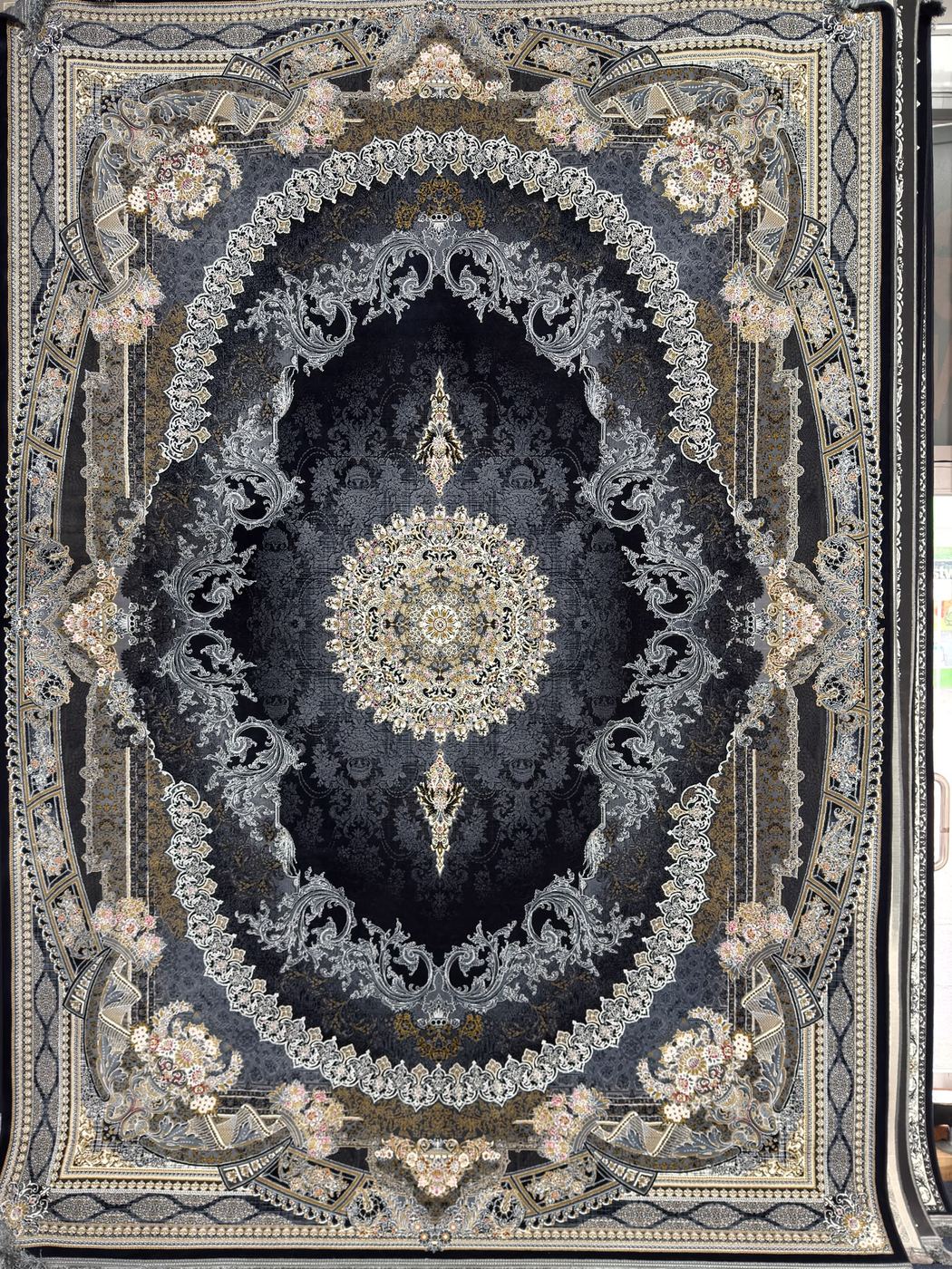 1200 Reed Rug 15, genuine full-rug showroom photograph