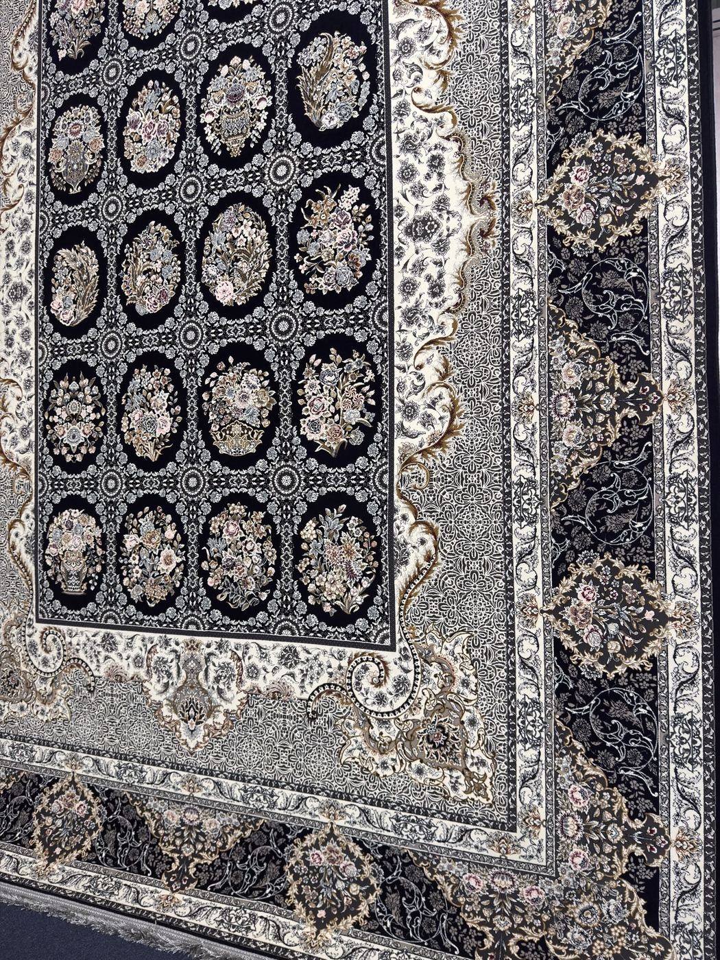 1200 Reed Rug 23, genuine full-rug showroom photograph