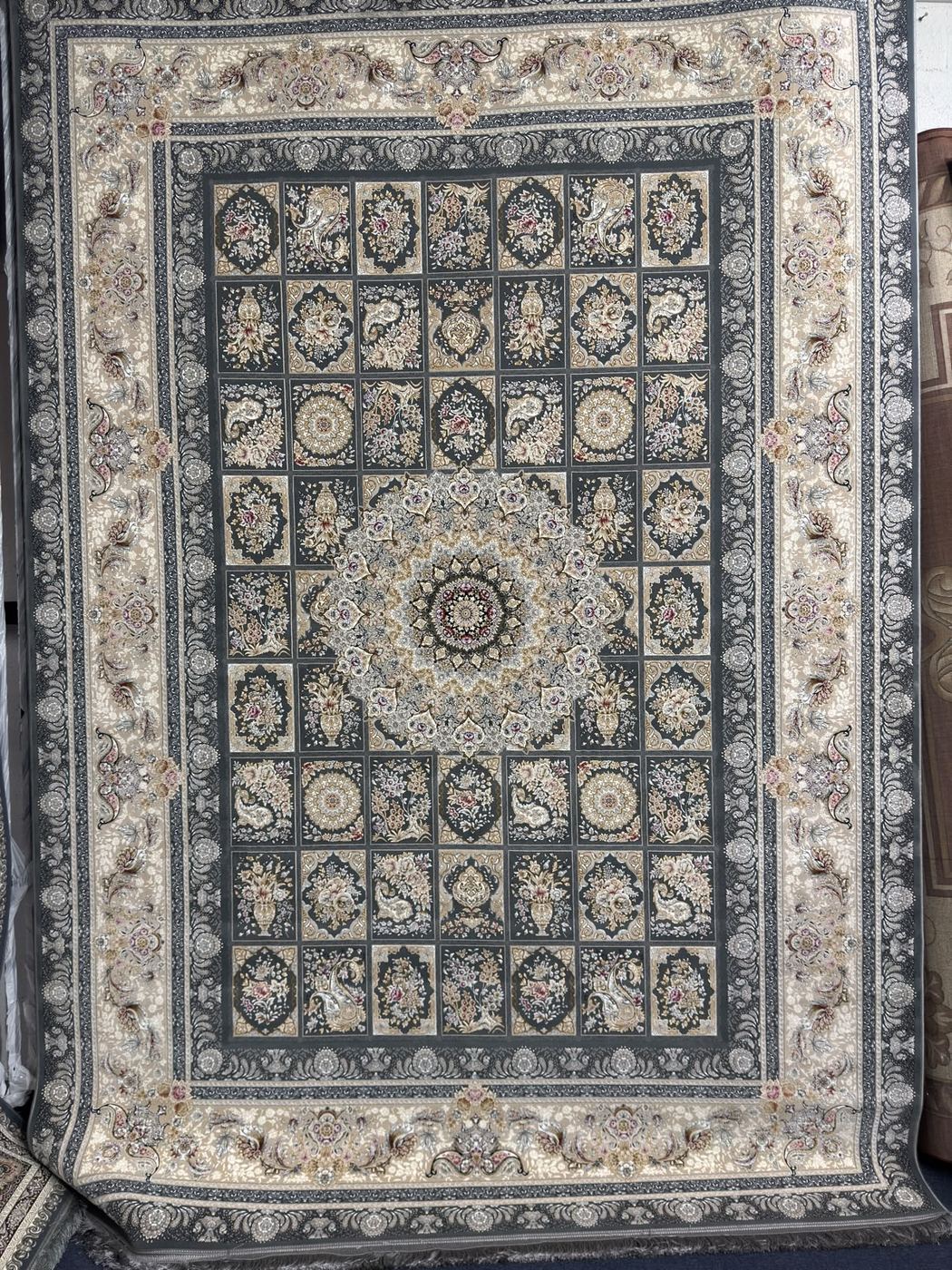 1200 Reed Rug 28, genuine full-rug showroom photograph
