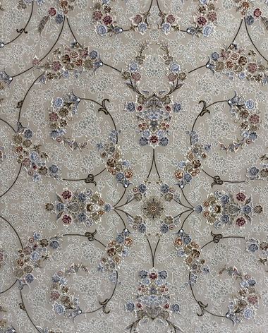 1500 reed Persian rug on the showroom floor in Dandenong