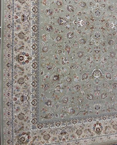 1500 reed Persian rug on the showroom floor in Dandenong