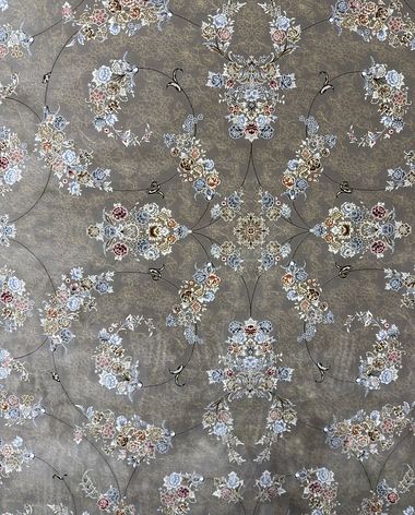 1500 reed Persian rug on the showroom floor in Dandenong
