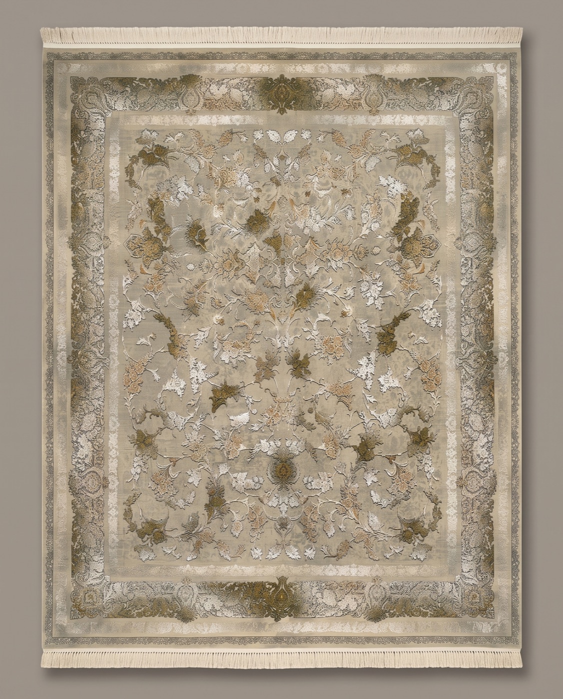 Persian rug with detailed border, 2026 collection